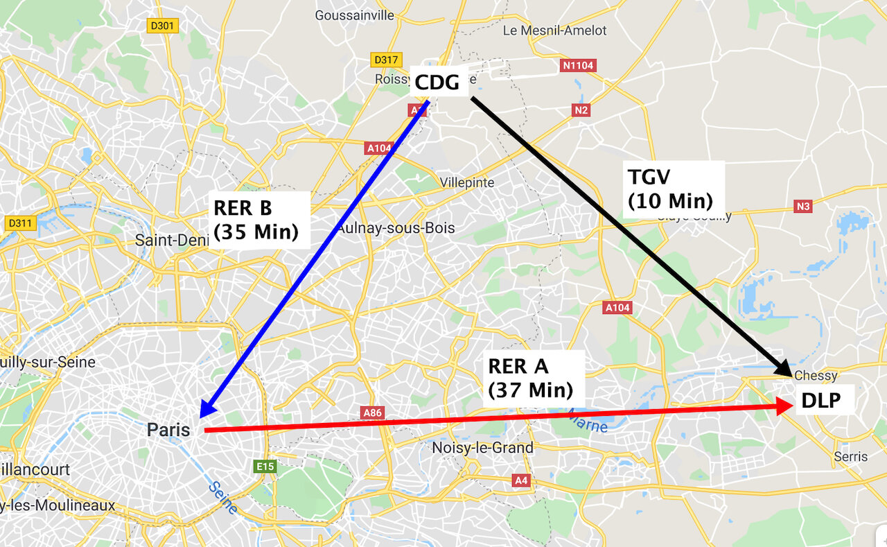 Charles de Gaulle Airport (CDG) to Paris by Train - Paris by Train