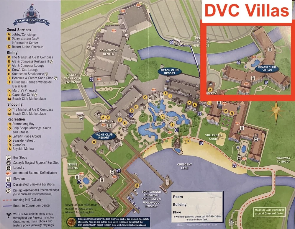 Grand floridian villas room map