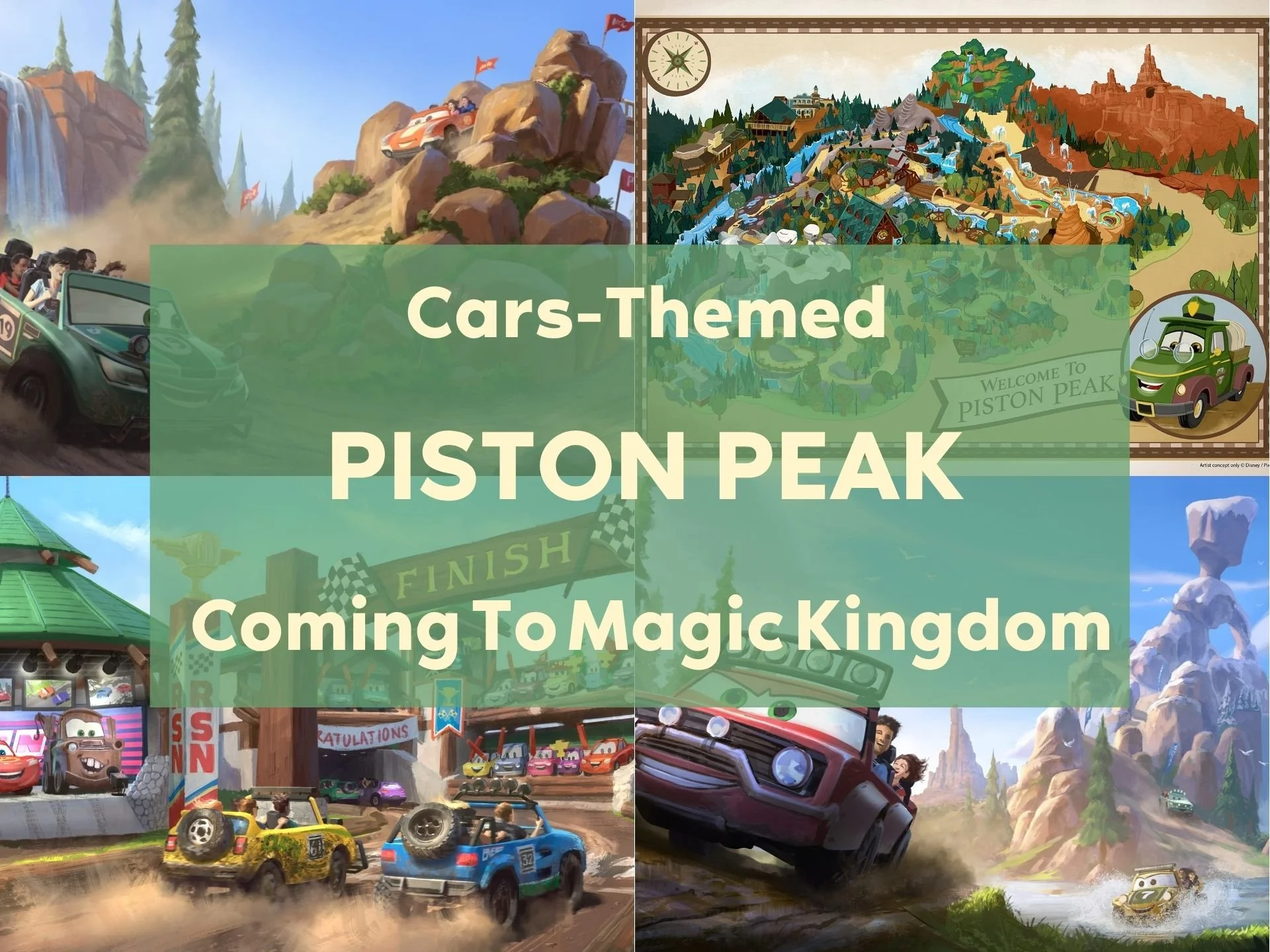 Piston Peak Cars Area Coming to Magic Kingdom - What We Know