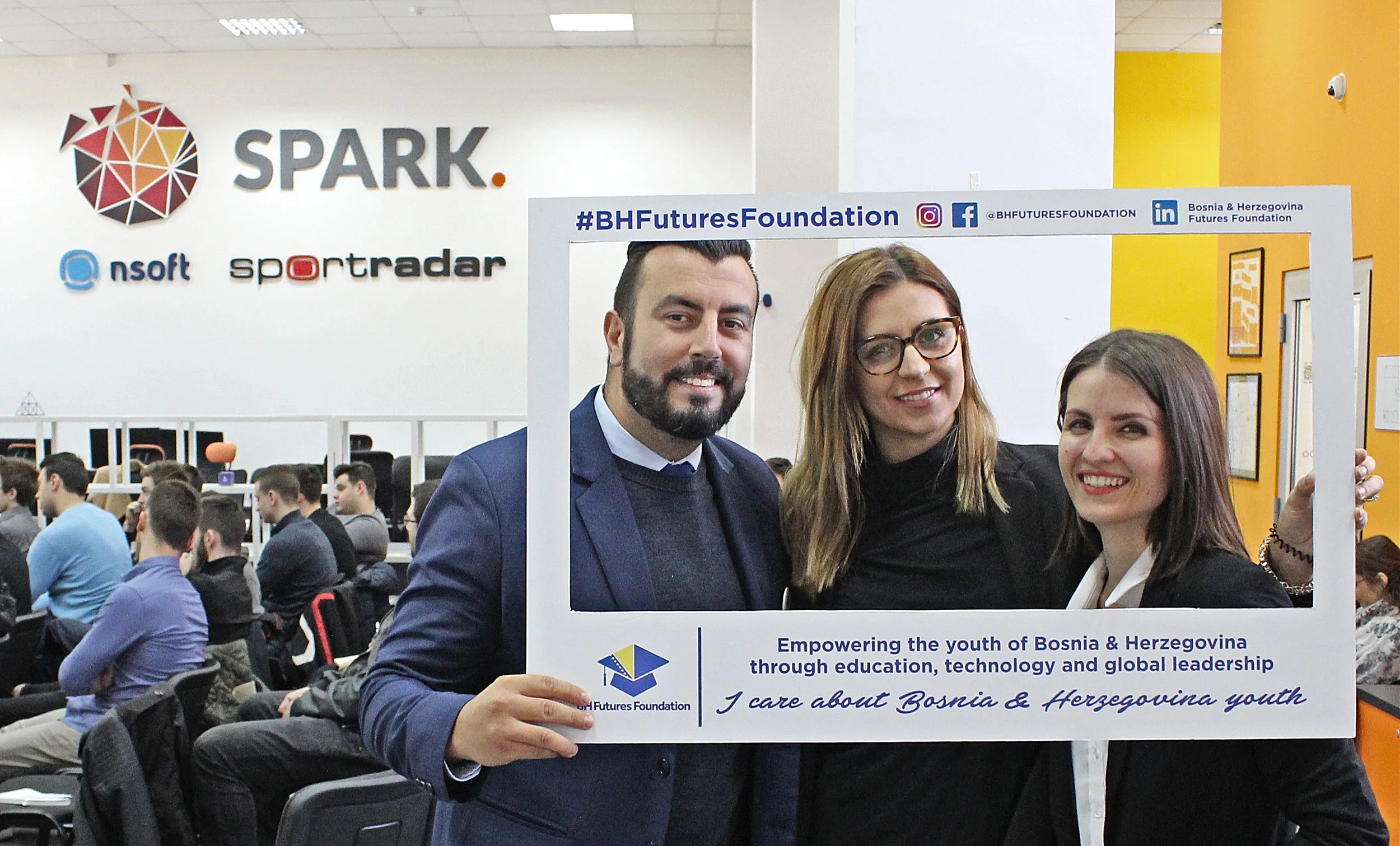 Our Eddie Custovic with Ema Bukovica and Dijana Duvnjak