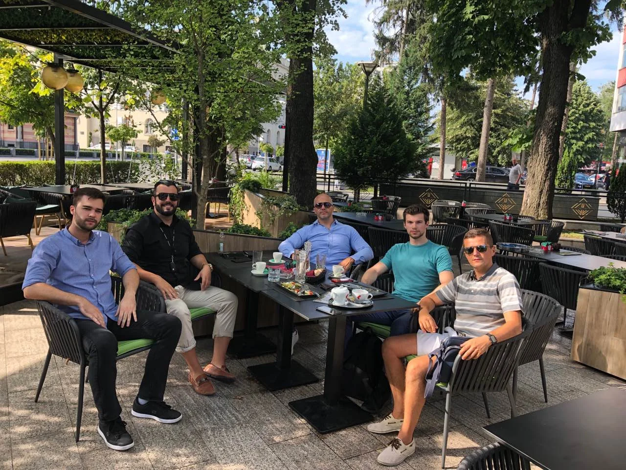 In a great company with Vlado and Andrej