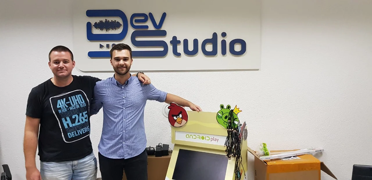 With Nemanja Vujnovic in Dev Studio