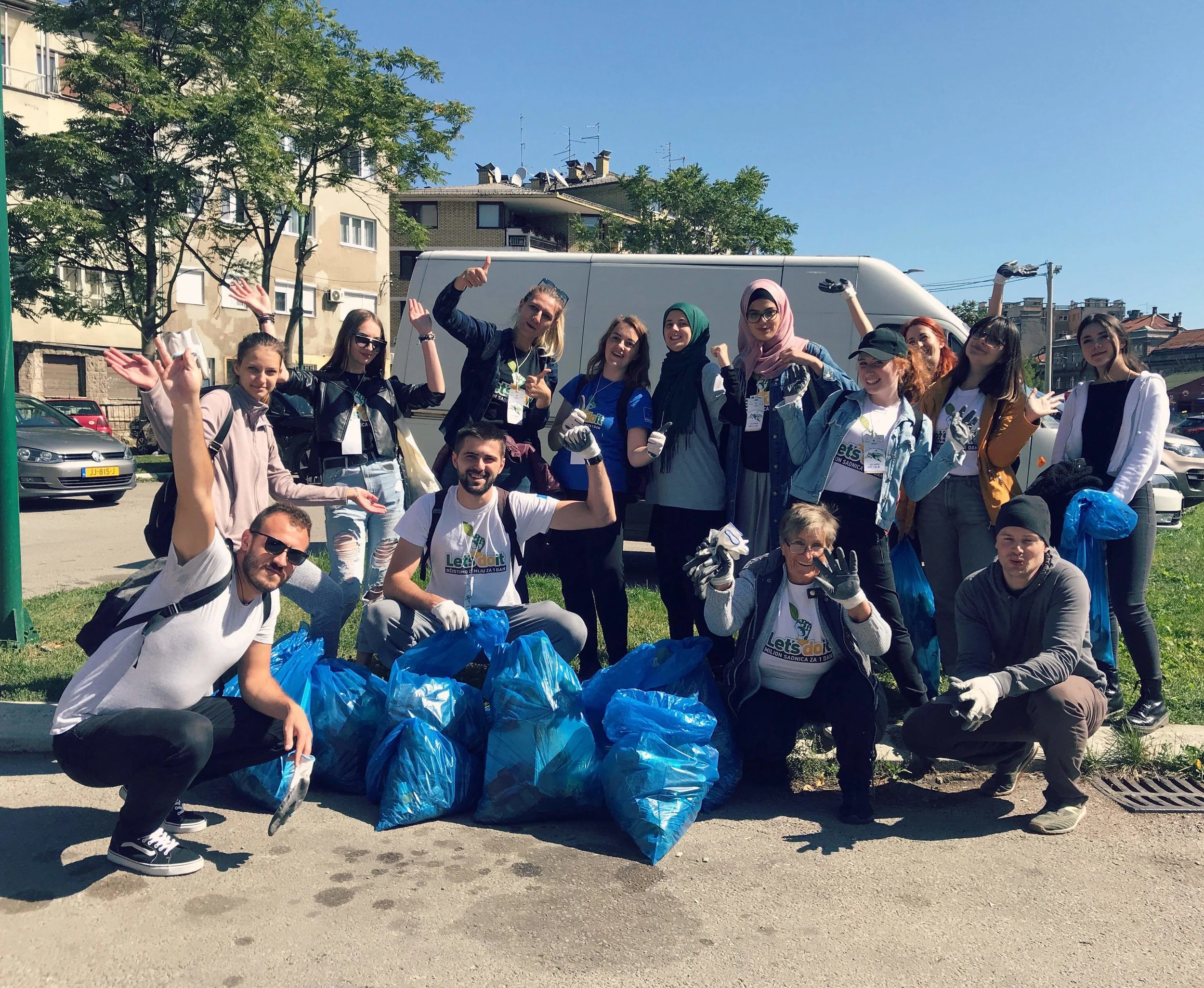 Mugdim Đuliman - Super Scholar organizing clean up actions