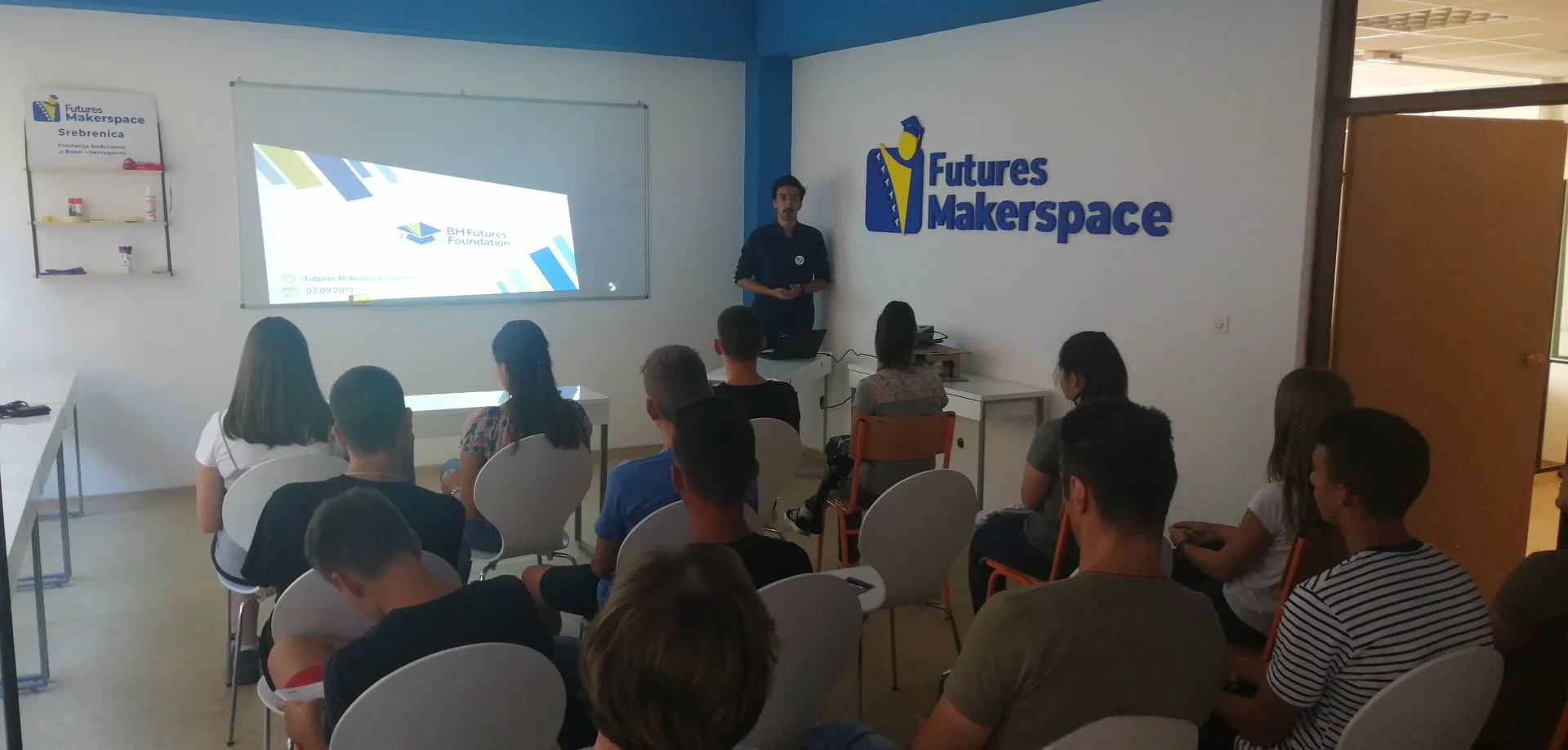 The work paid of, Full house at Futures Makerspace Info Presentation