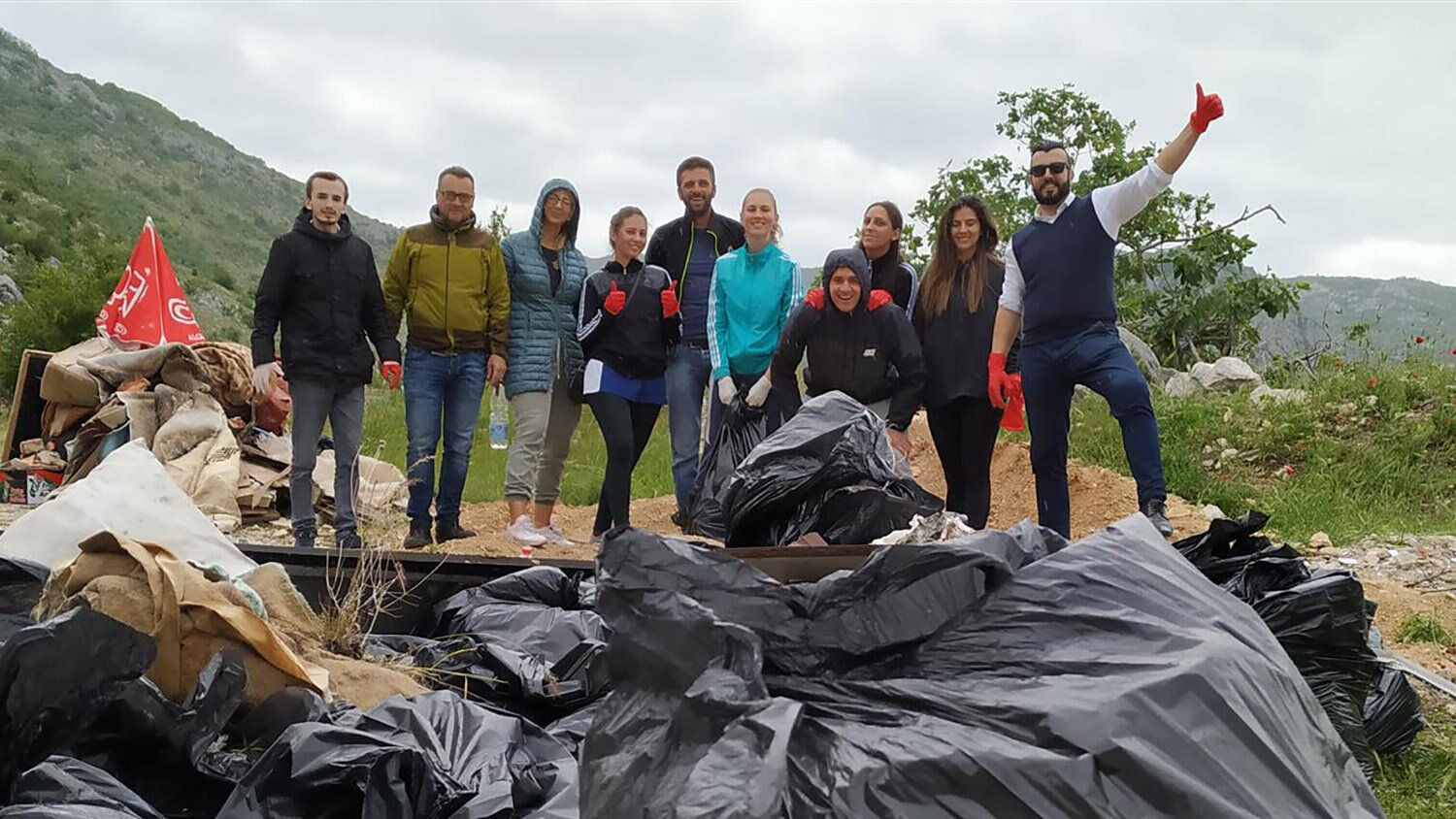 Clean up action in Blagaj