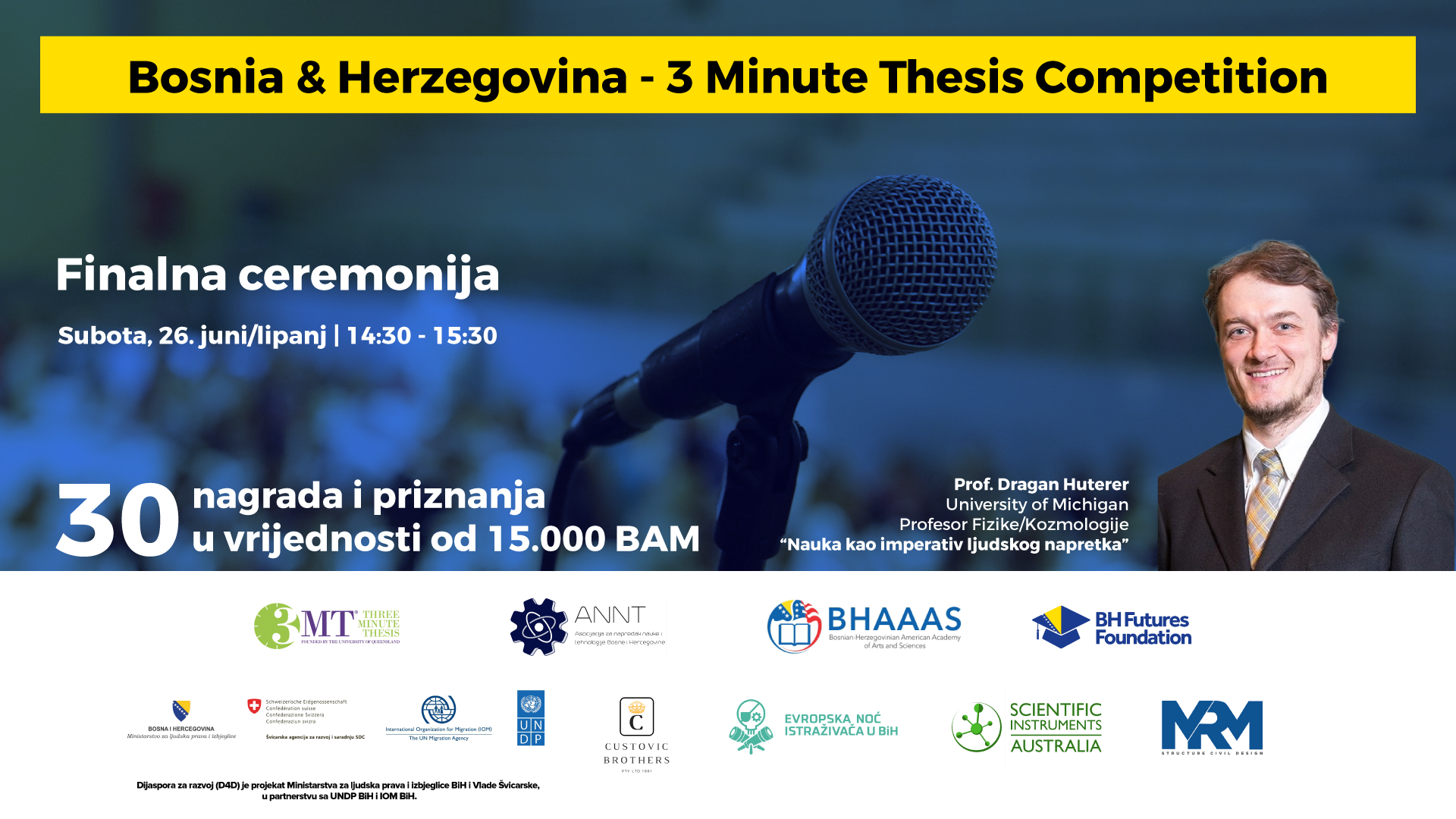 3 Minute Thesis - 2023 (Closed) — Bosnia & Herzegovina Futures Foundation