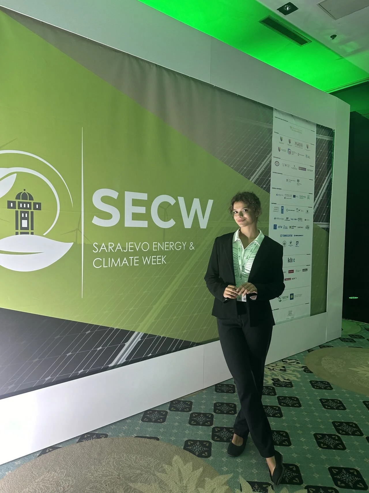 Our Junior Scholar Lamija Imamović at Sarajevo Energy and Climate Week (SECW)