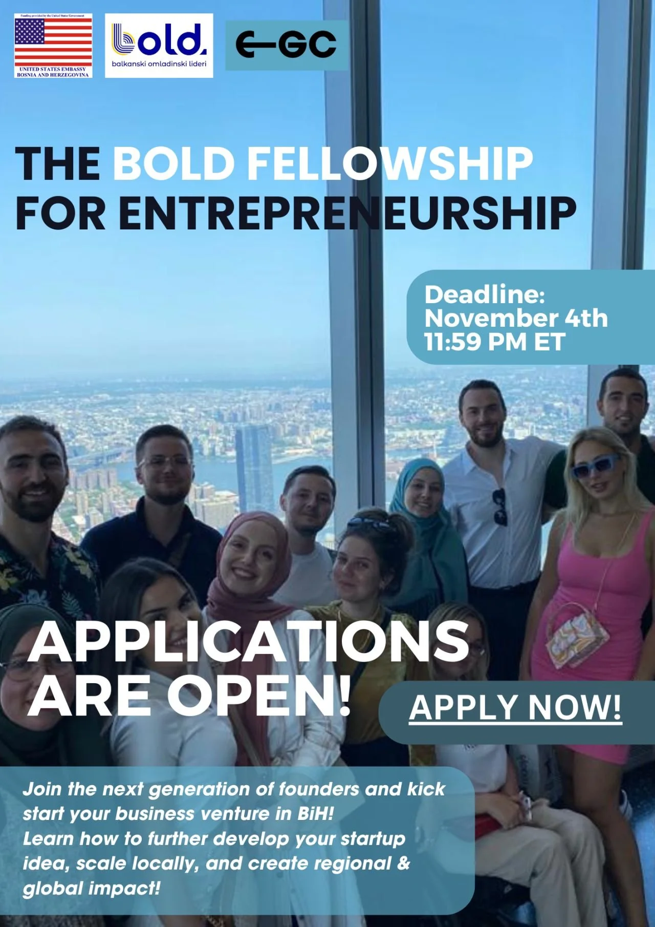 BOLD Fellowship for Entrepreneurship