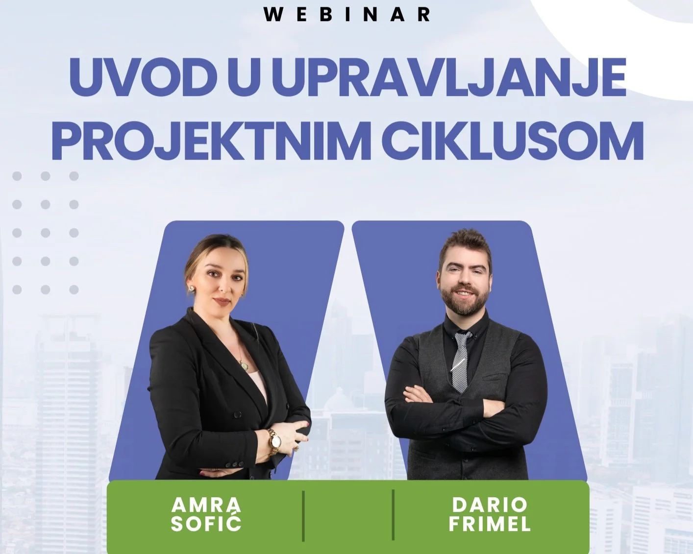 BHFF &amp; PMI BiH Chapter Webinar: Uvod u upravljanje projektnim ciklusom 