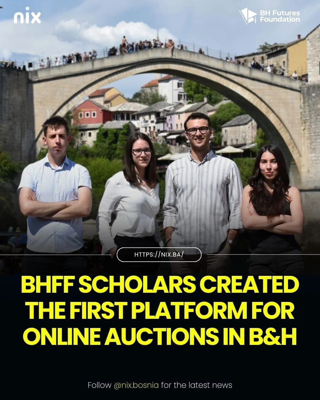BHFF Scholars Created The First Platform for Online Auctions in B&amp;H