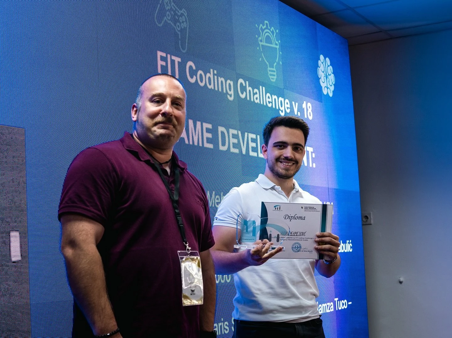 Ajdin Mehmedović Wins First Place at FIT Coding Challenge v.18