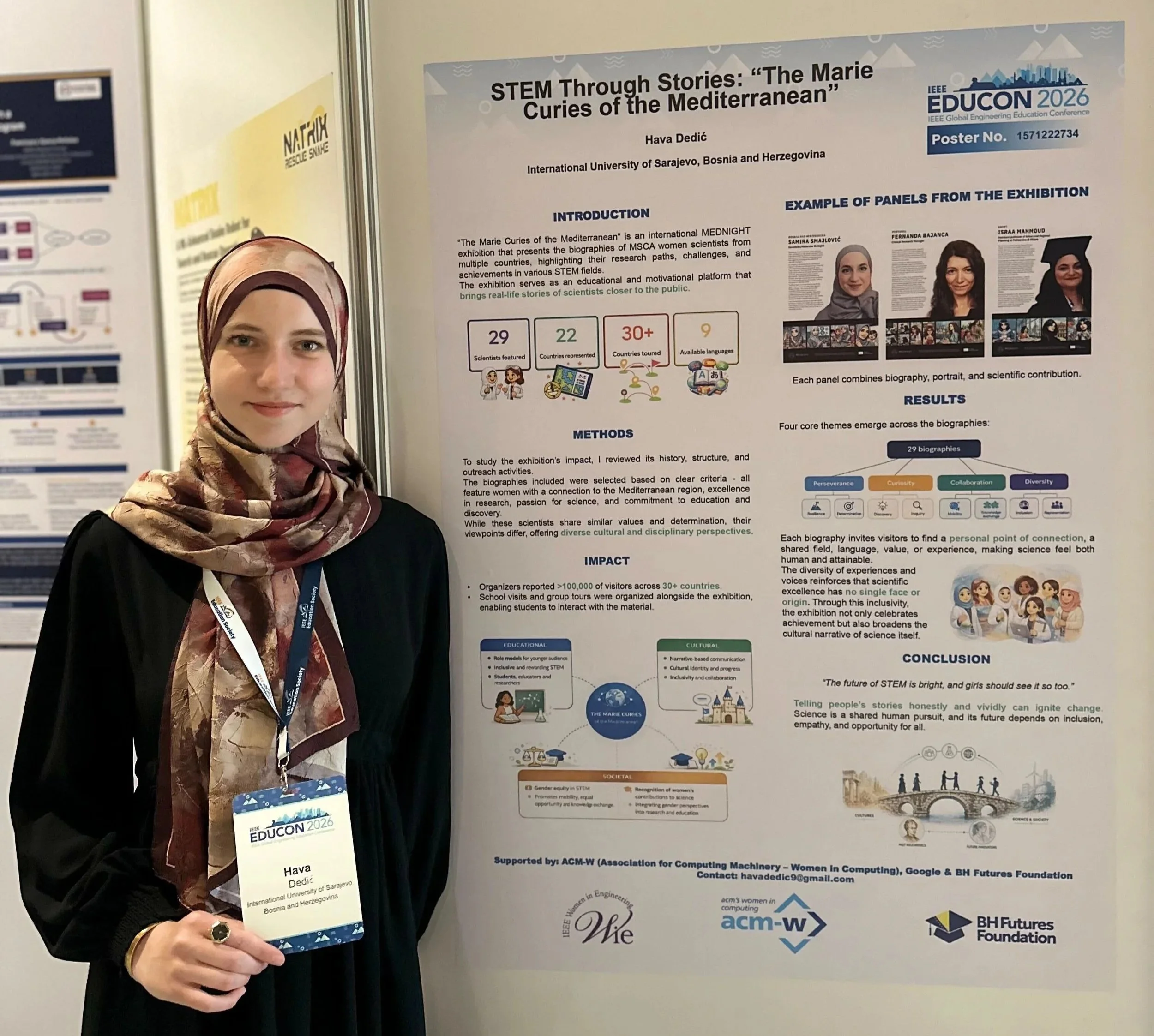 Celebrating BHFF Scholars: Hava Dedić, Junior Scholar, Awarded ACM-W Scholarship to Attend IEEE EDUCON 2026