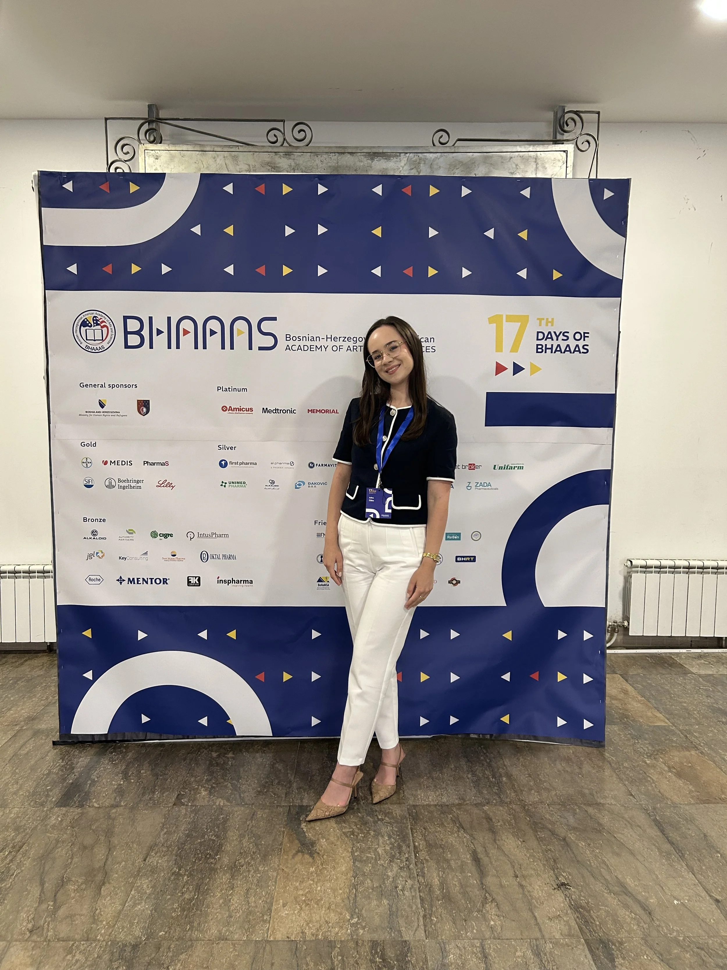 BHFF Junior Scholar Adna Čičko Presents Research at 17th Days of BHAAAS