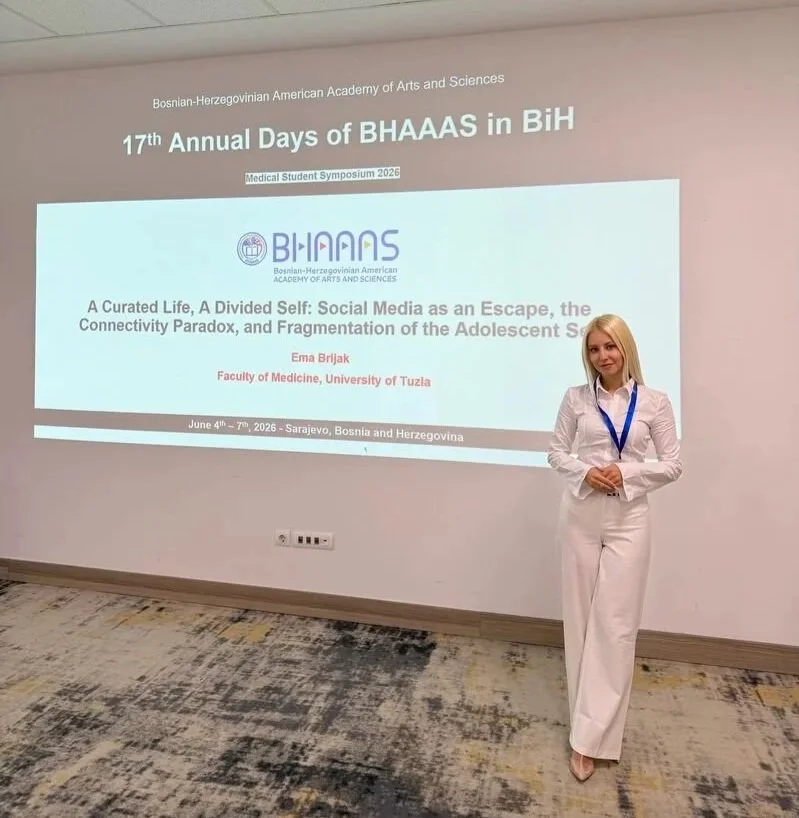 BHFF Junior Scholar Ema Brljak Presents Research at Medical Student Symposium at the 17th Days of BHAAAS
