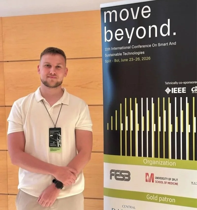 BHFF Alumni Dino Burić Presents AI-Powered Cardiac Monitoring Research at IEEE SpliTech Conference