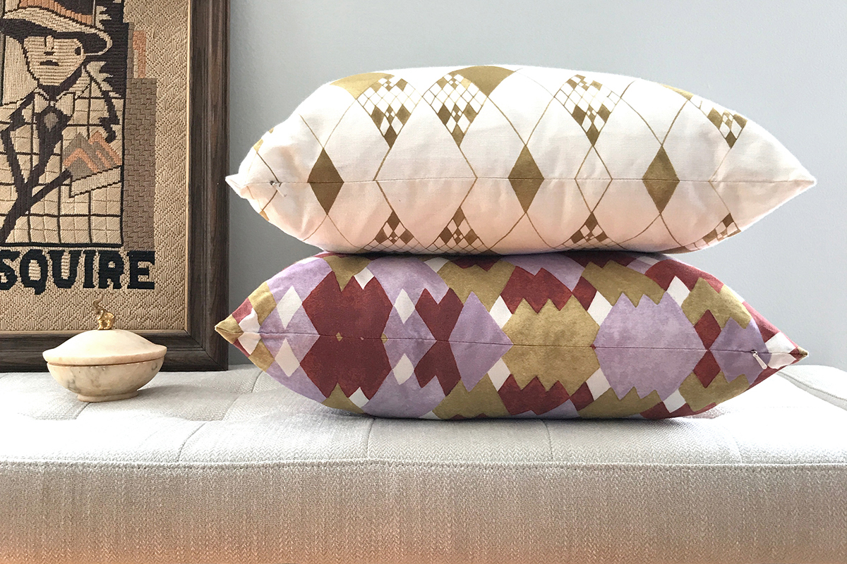 Pillows by Eunice Park Textiles
