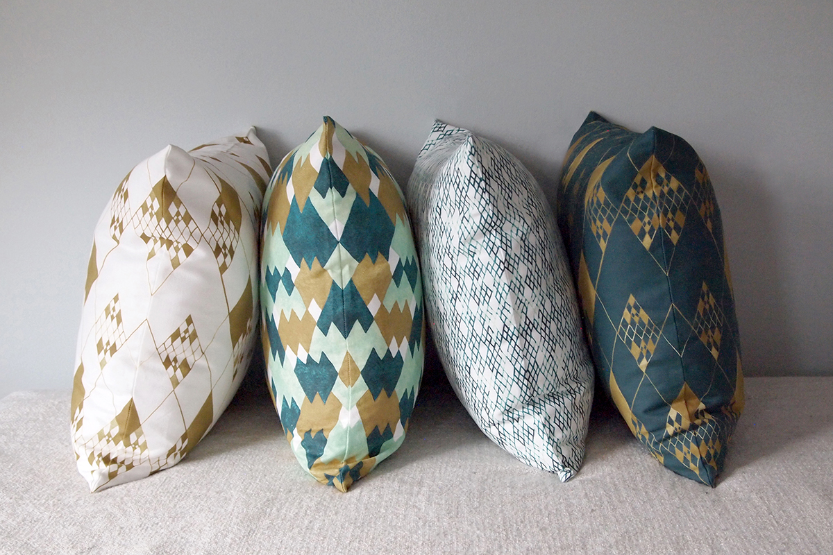 Pillows by Eunice Park Textiles