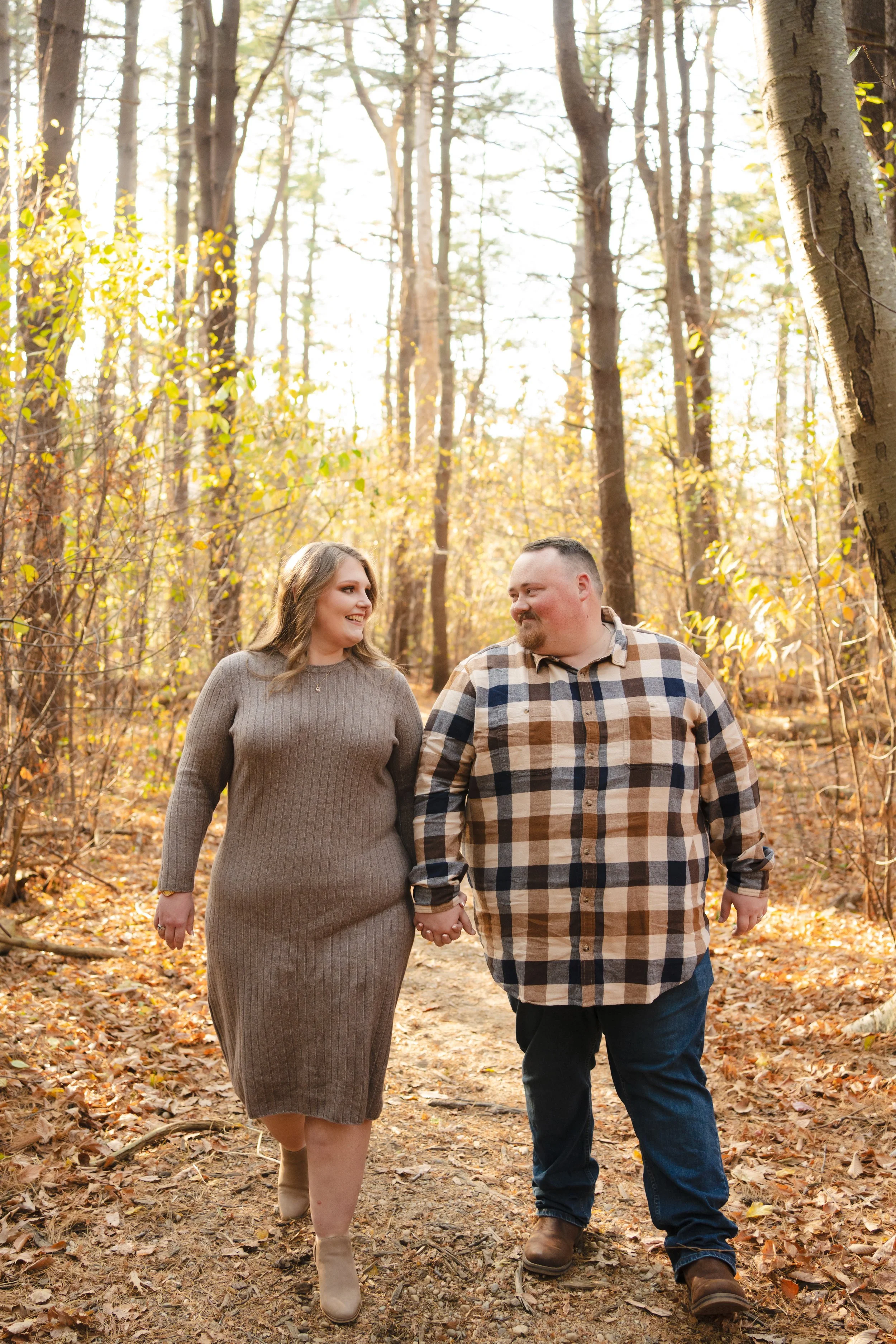 Engagement photos at Prosser Pines on Long Island