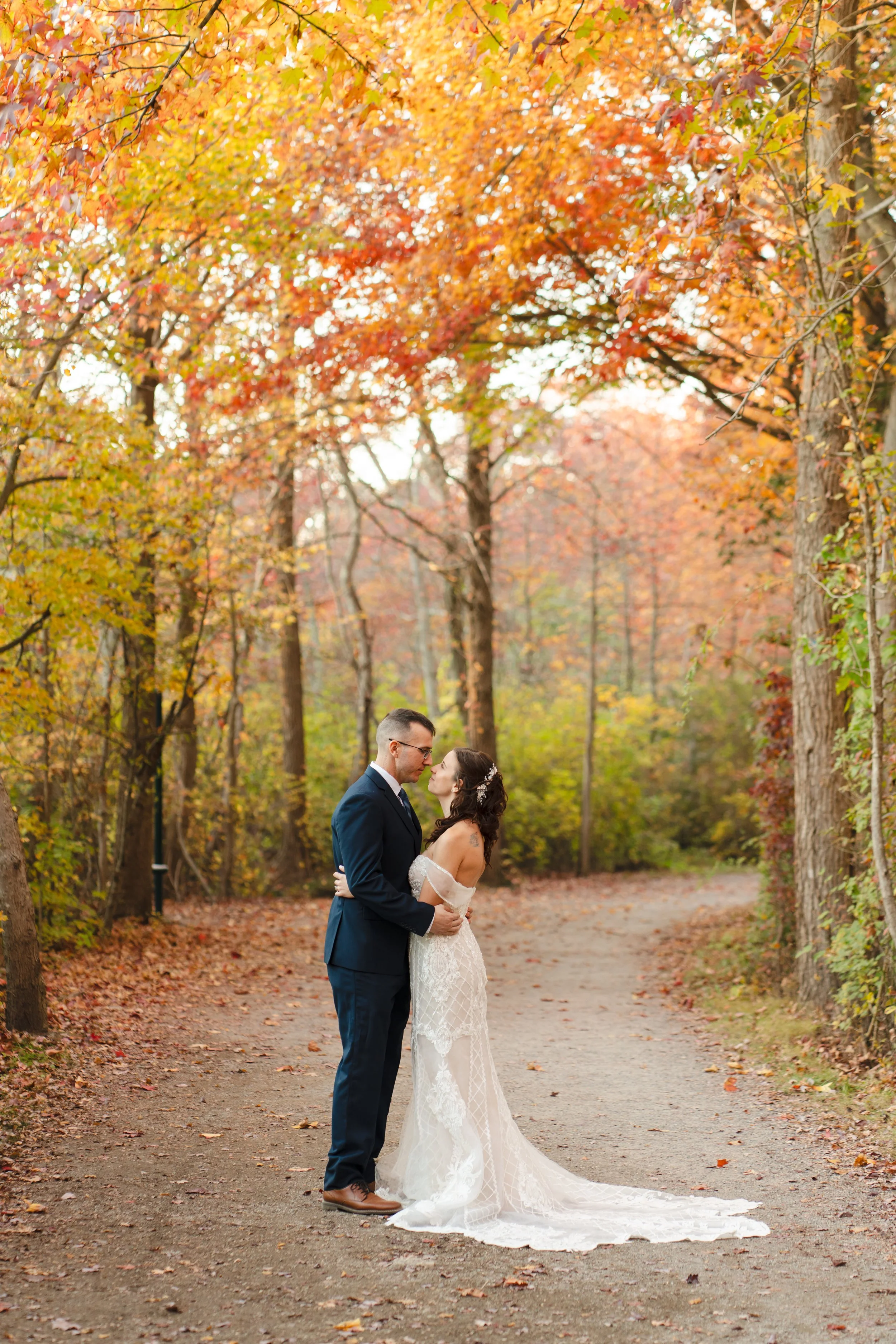 Fall Wedding at Belmont Lake State Park