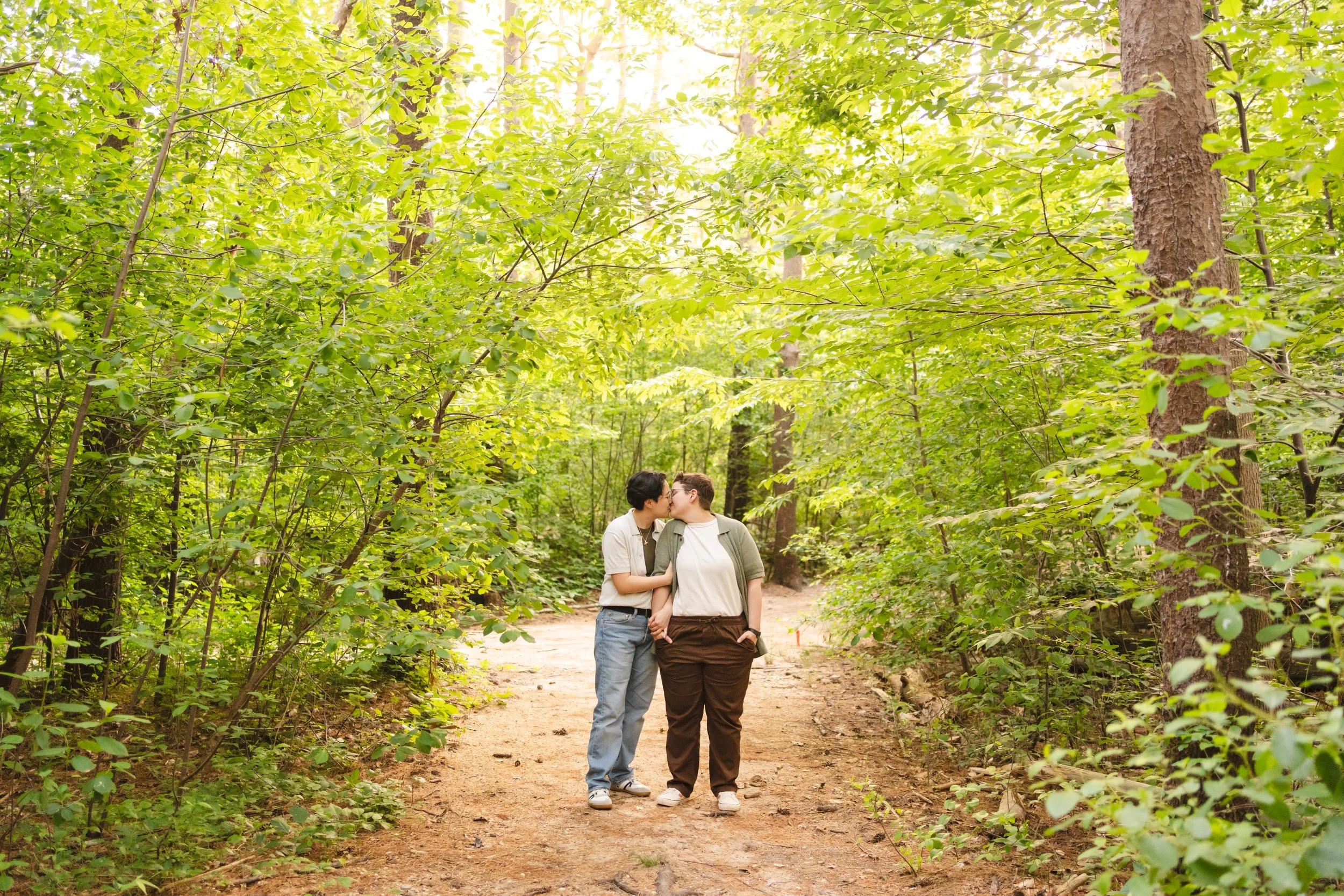 non binary engagement shoot