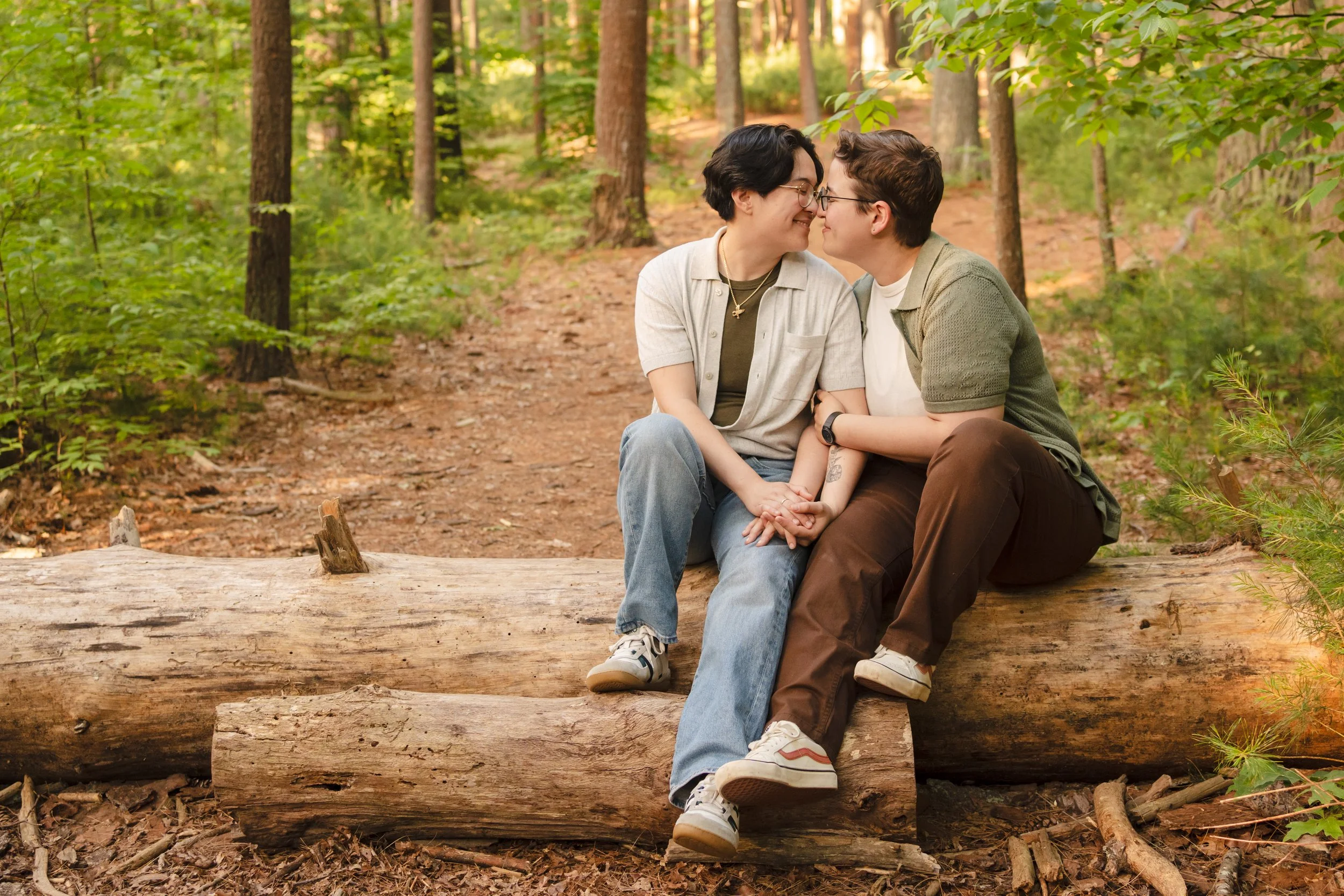 non binary engagement shoot