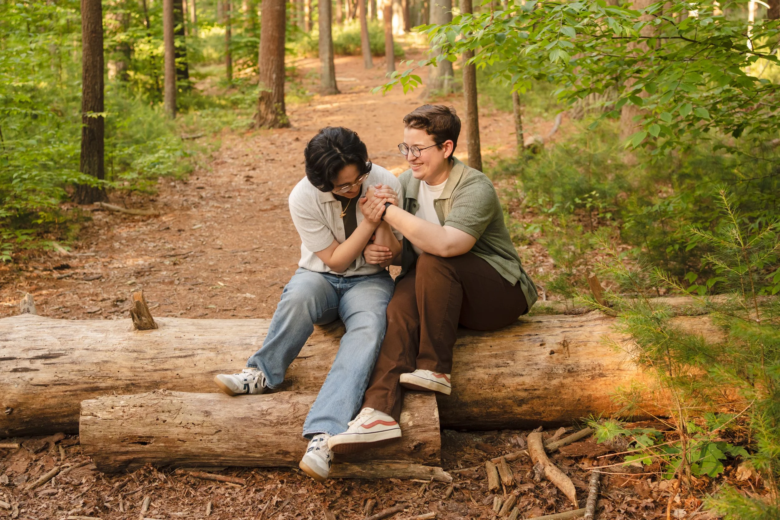 LGBTQIA+ engagement photos