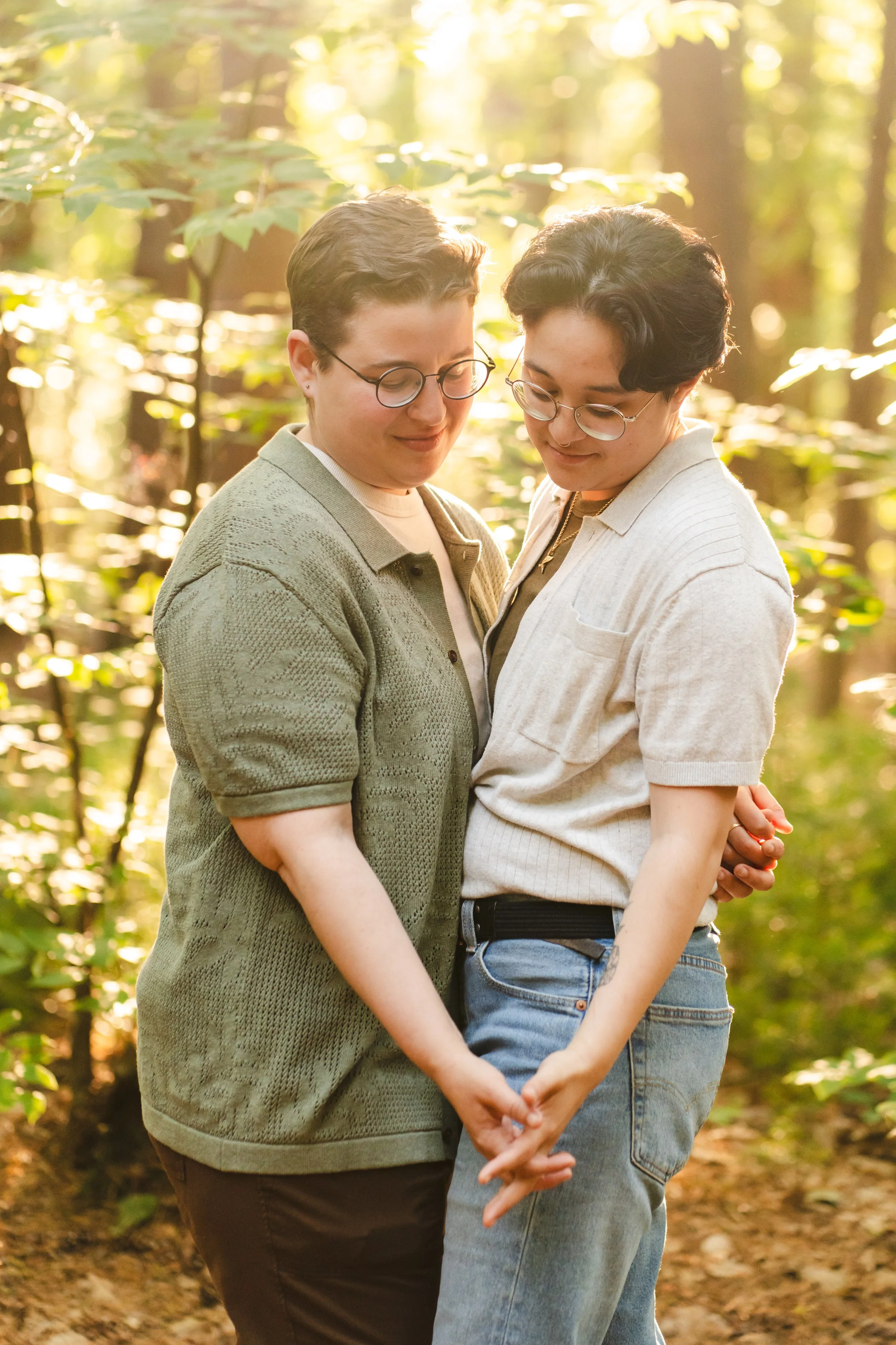 queer engagement photos