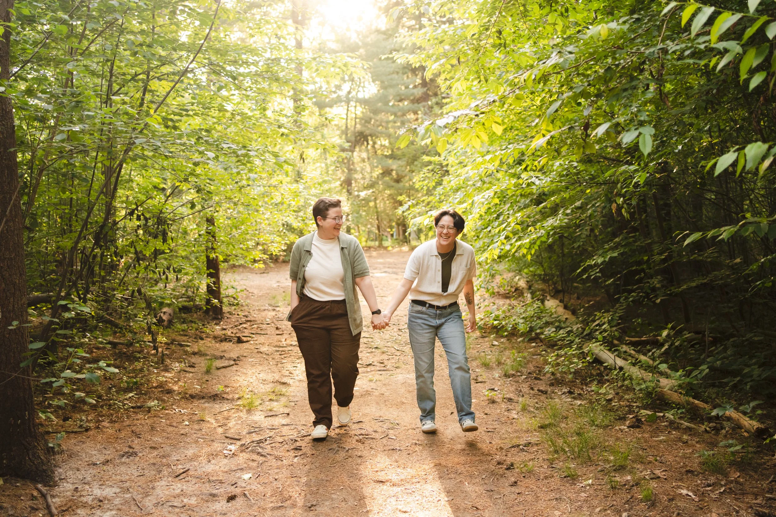 queer engagement shoot
