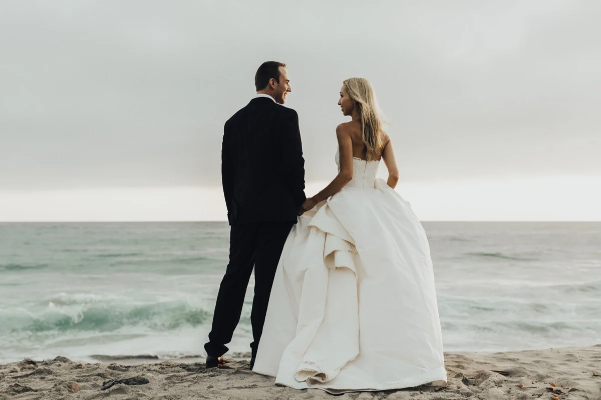 Amanda And Colin's Beach Wedding