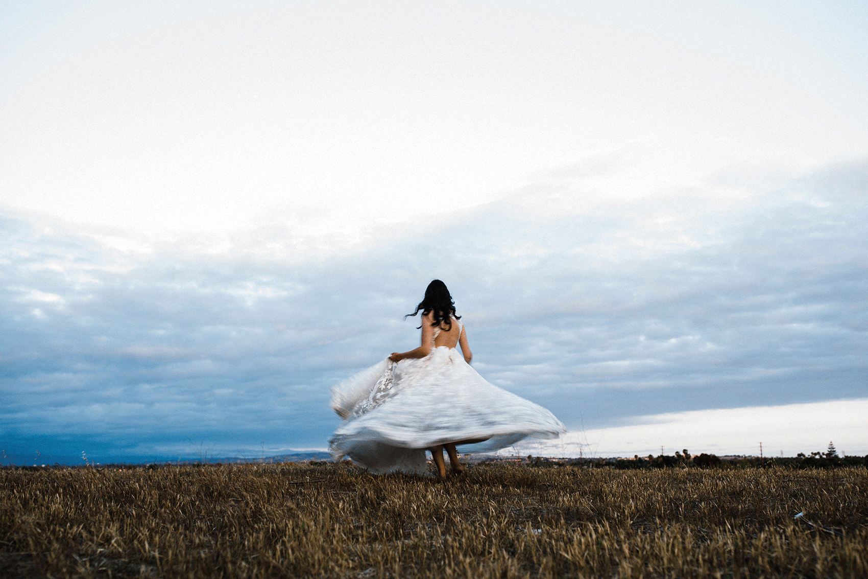 A barn, a beach, a bride and a beautiful wedding. 