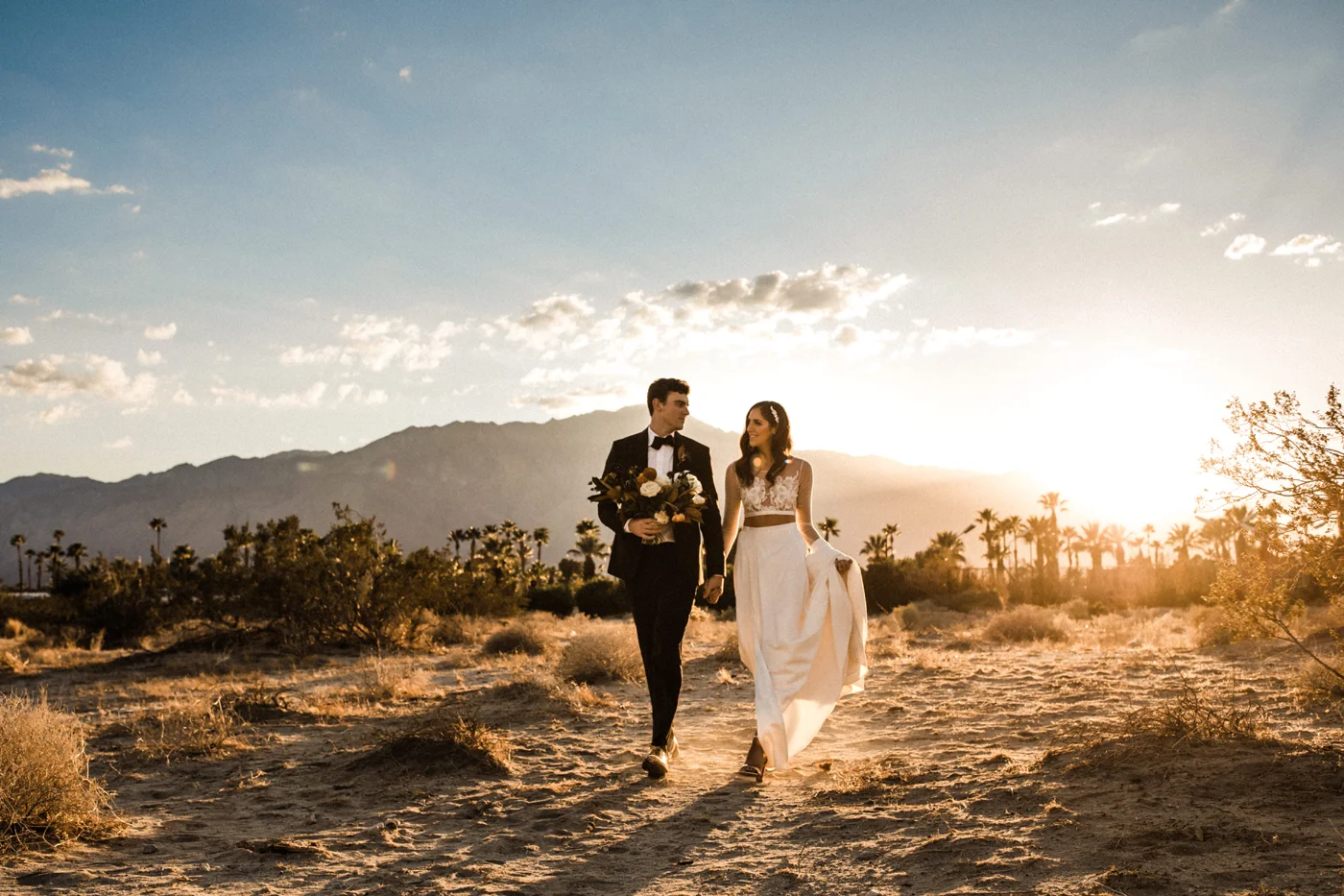 Tracy &amp; Mark's Wedding The Lautner Compound in Palm Springs, California