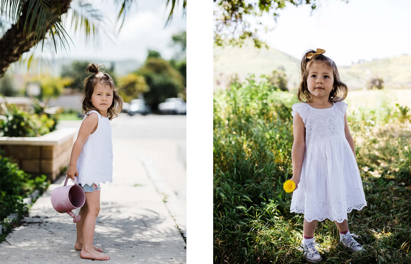 Find some shade for your subject to stand under.