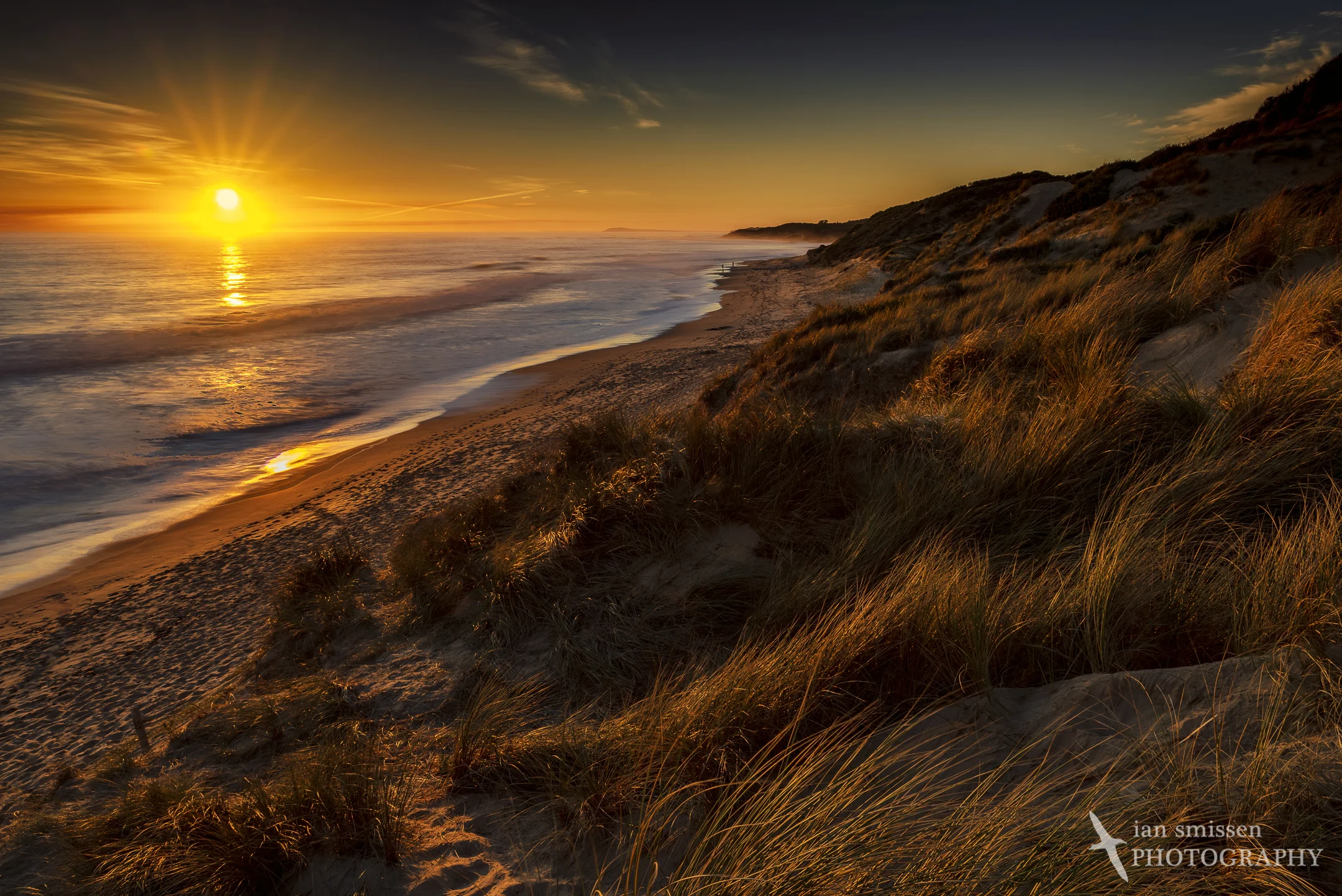 Sunset from the Cape Patterson Dunes