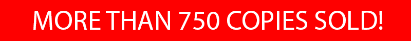 Banner stating more than 750 copies sold
