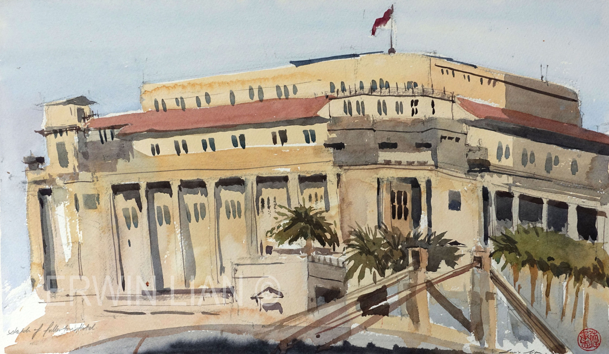 Road to Rome, 53.5 cm x 35 cm, Transparent Watercolor