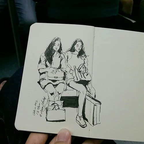 Beauty on SMRT Train