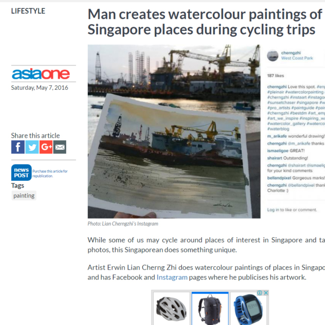 Watercolor Landscapes on Asiaone.com