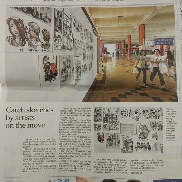 We were in The Straits Time. Zao Bao, The New Paper and even Channel News Asia