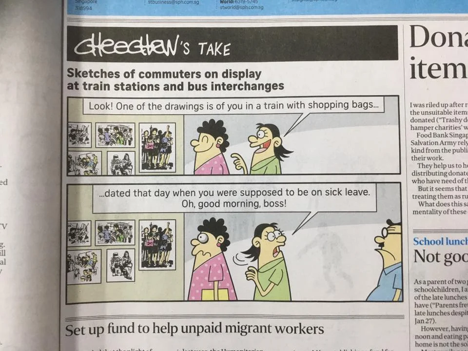 Chee Chew's take on our sketches :P