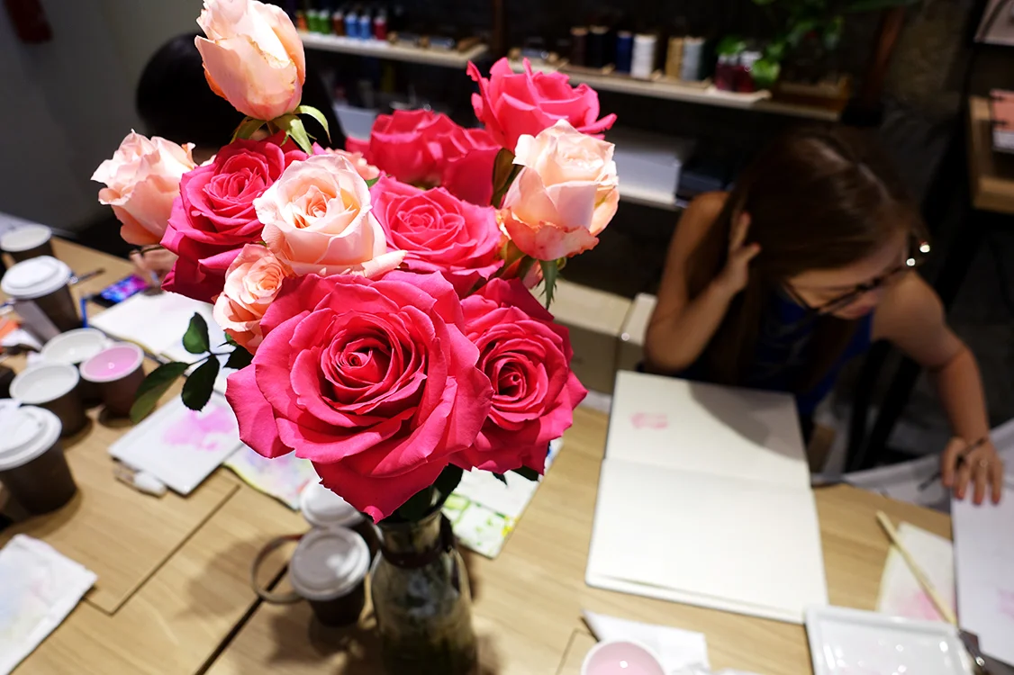 A lot more work to prepare real flowers but I think its worth it. 