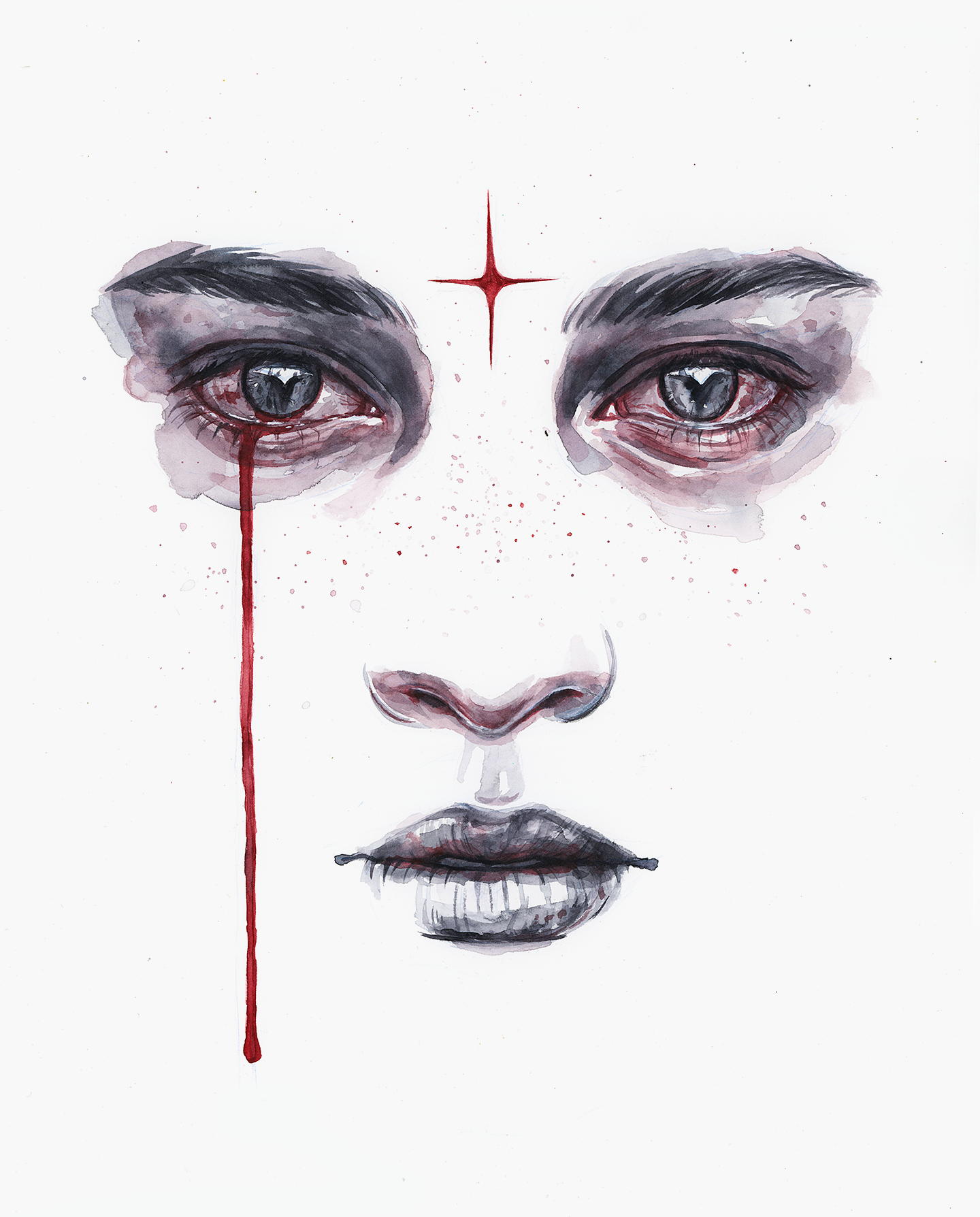 Endless Dread
watercolor on paper
10" x 14"