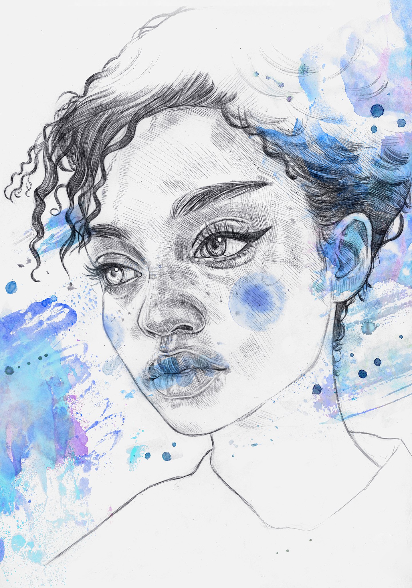 Blue
mixed media x digital