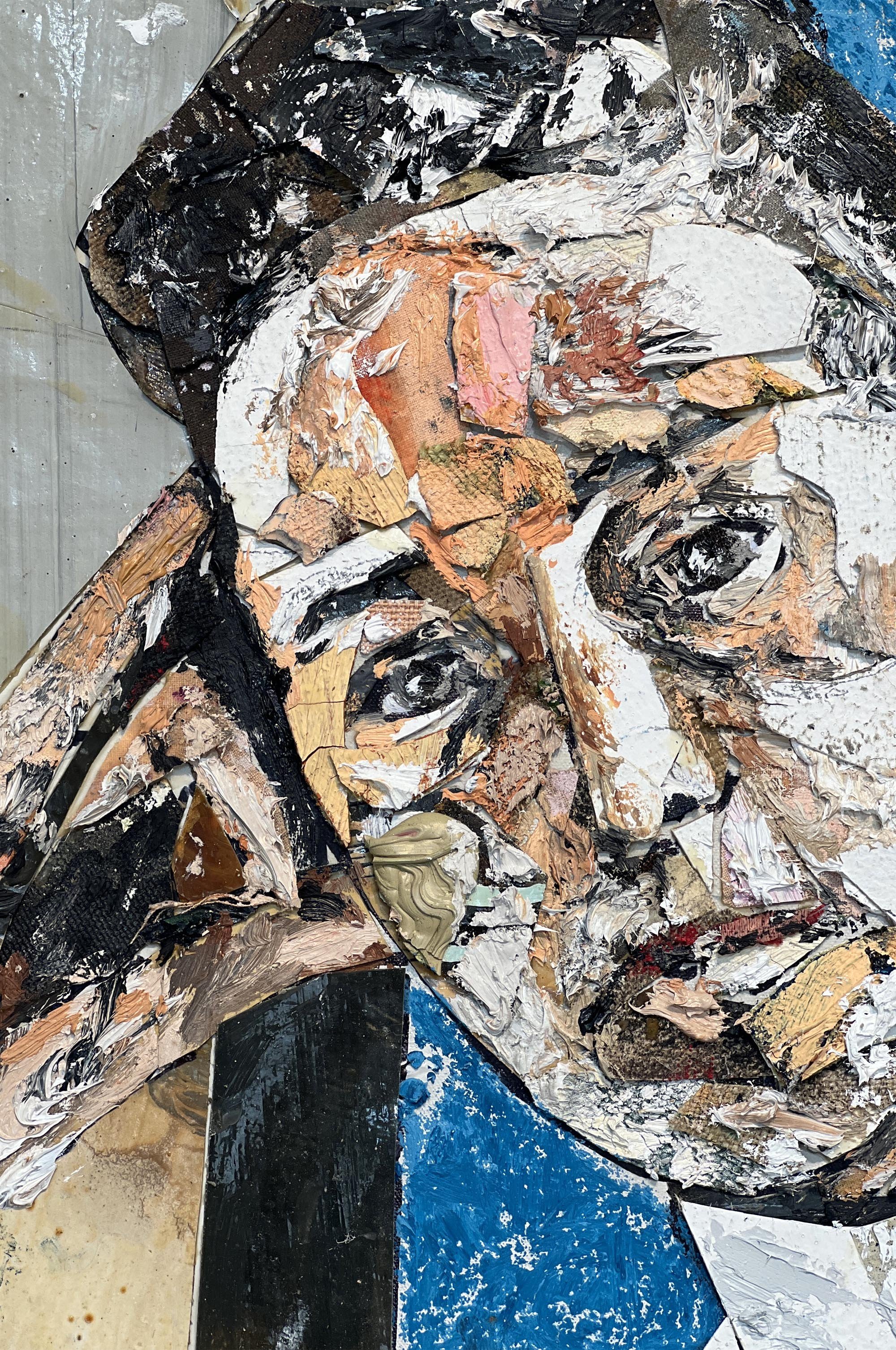 Sebastien Bayet_Intérieur d’Atelier- Hilma Af Klint_NextStreet Gallery_Huile, tissues, collages sur toile_192 x 130 cm_2026_2.jpg