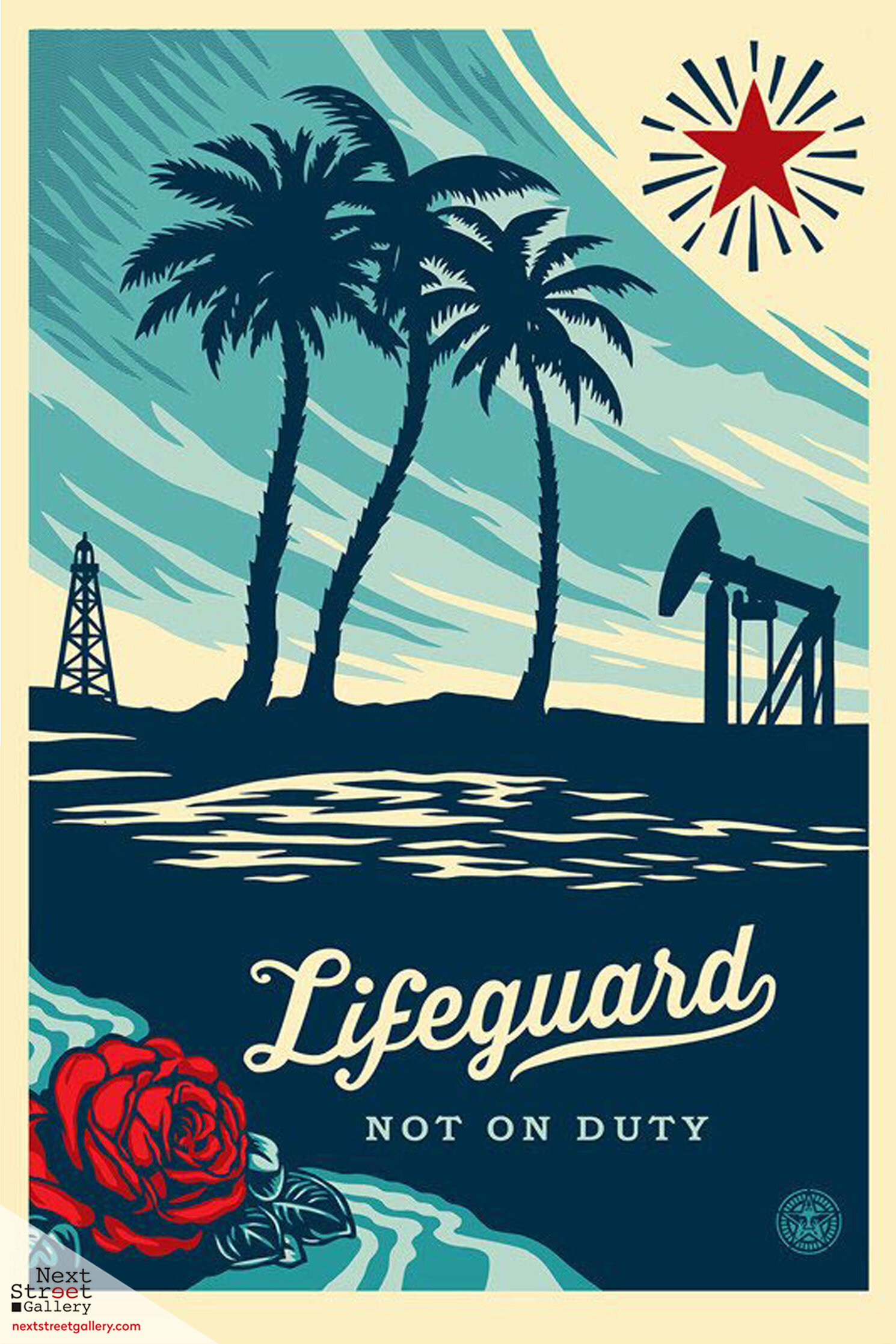 SHEPARD FAIREY I LIFEGUARD NOT ON DUTY