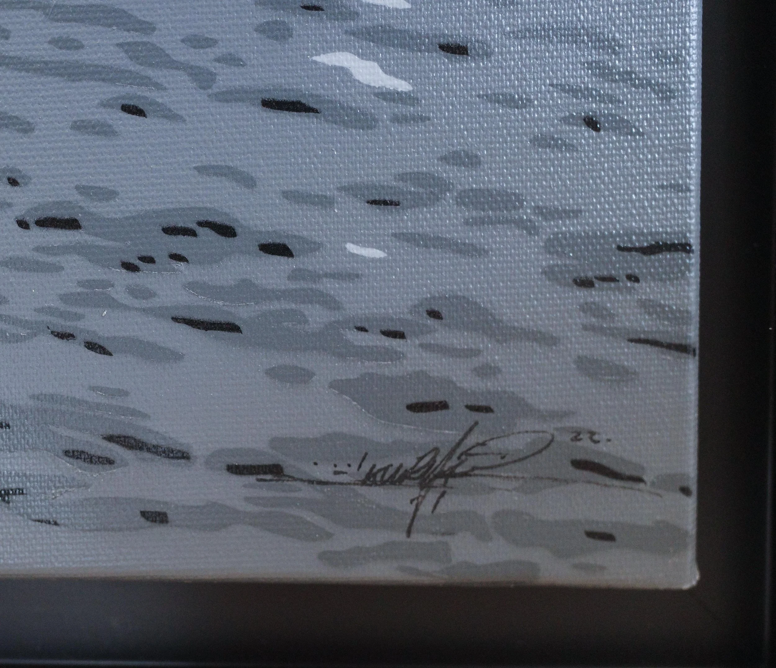 Reappropriation 13 | Kurar_Oil Painting_Signature