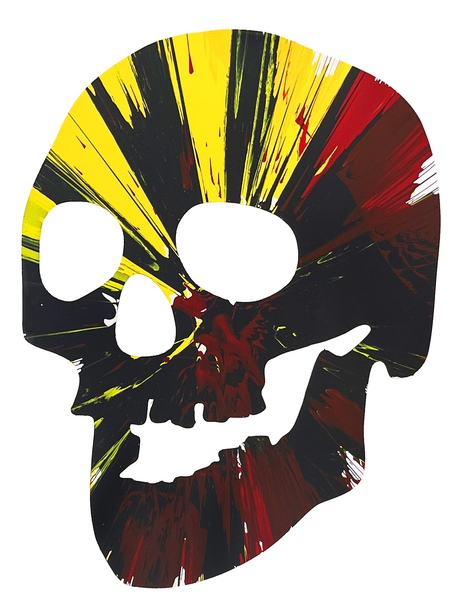 Untitled (Skull Spin painting) | Damien Hirst