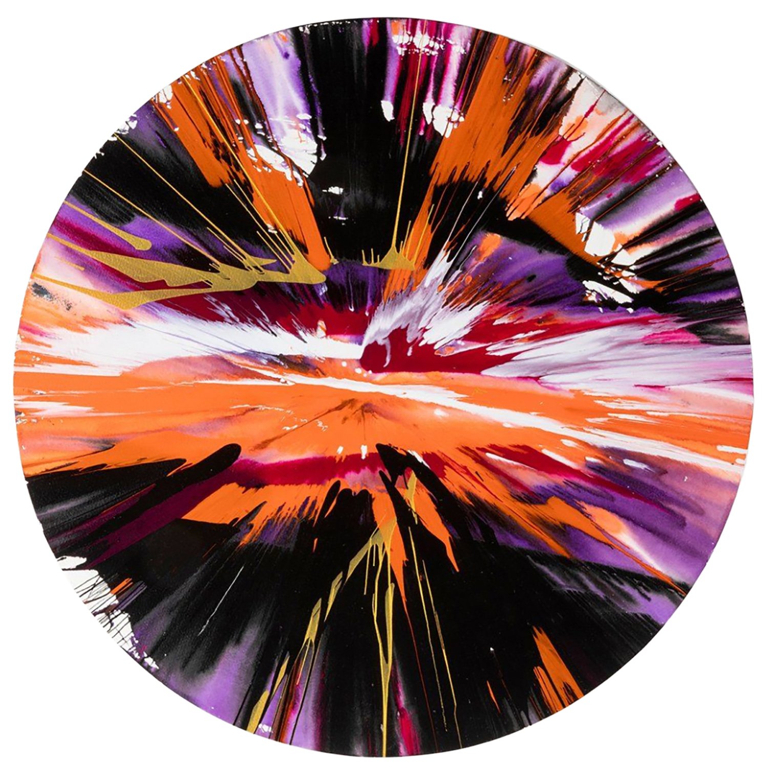 DAMIEN HIRST | CIRCLE SPIN PAINTING