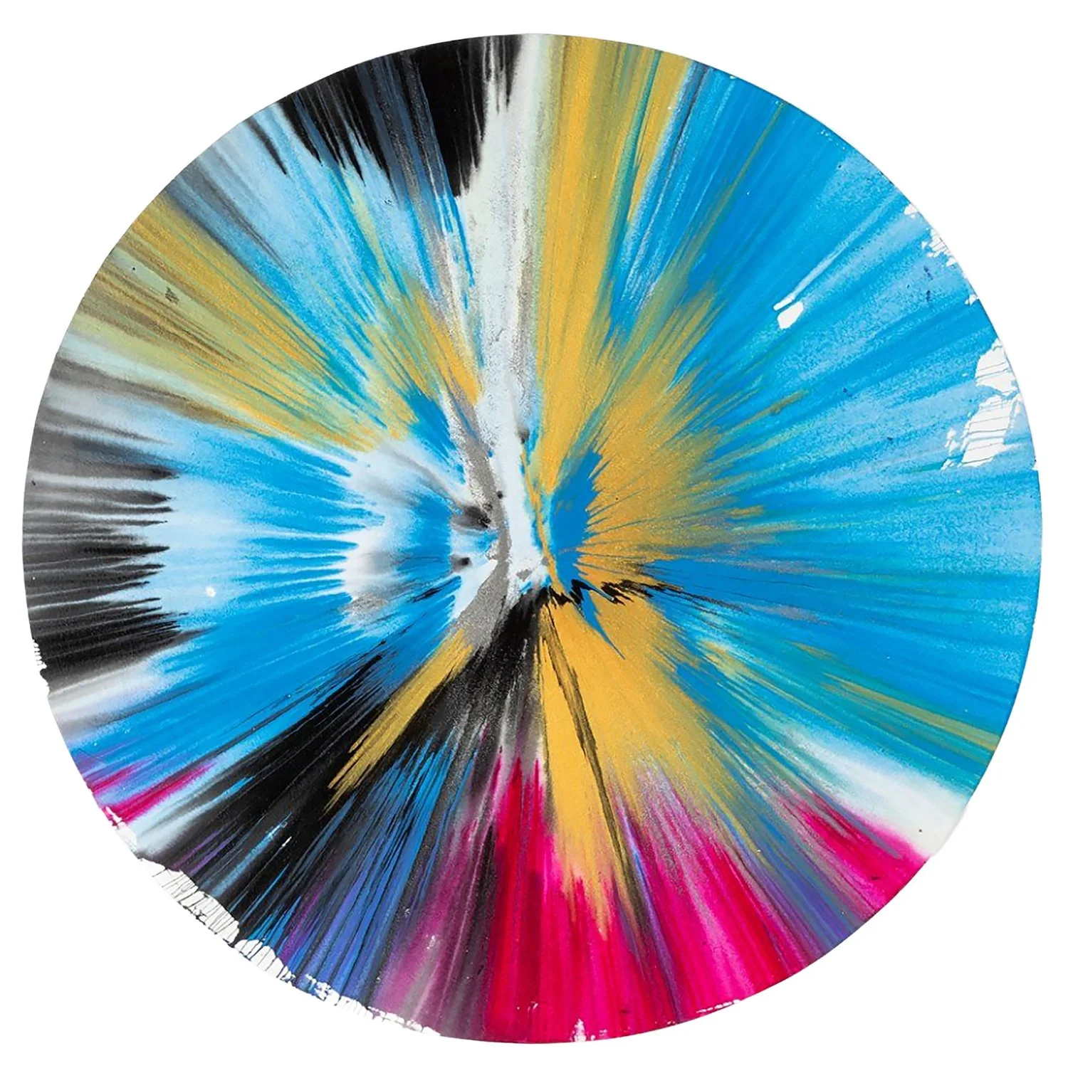 DAMIEN HIRST | CIRCLE SPIN PAINTING