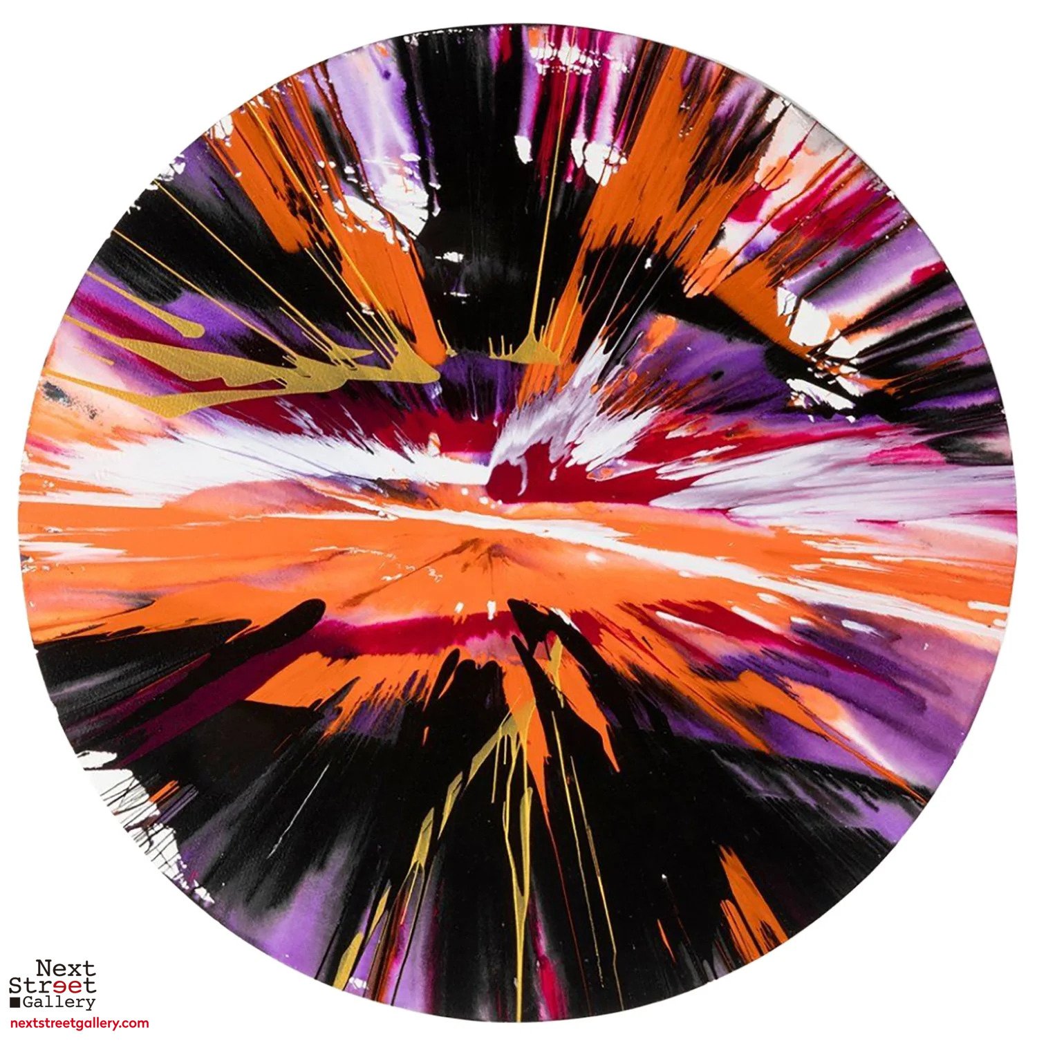 DAMIEN HIRST | CIRCLE SPIN PAINTING