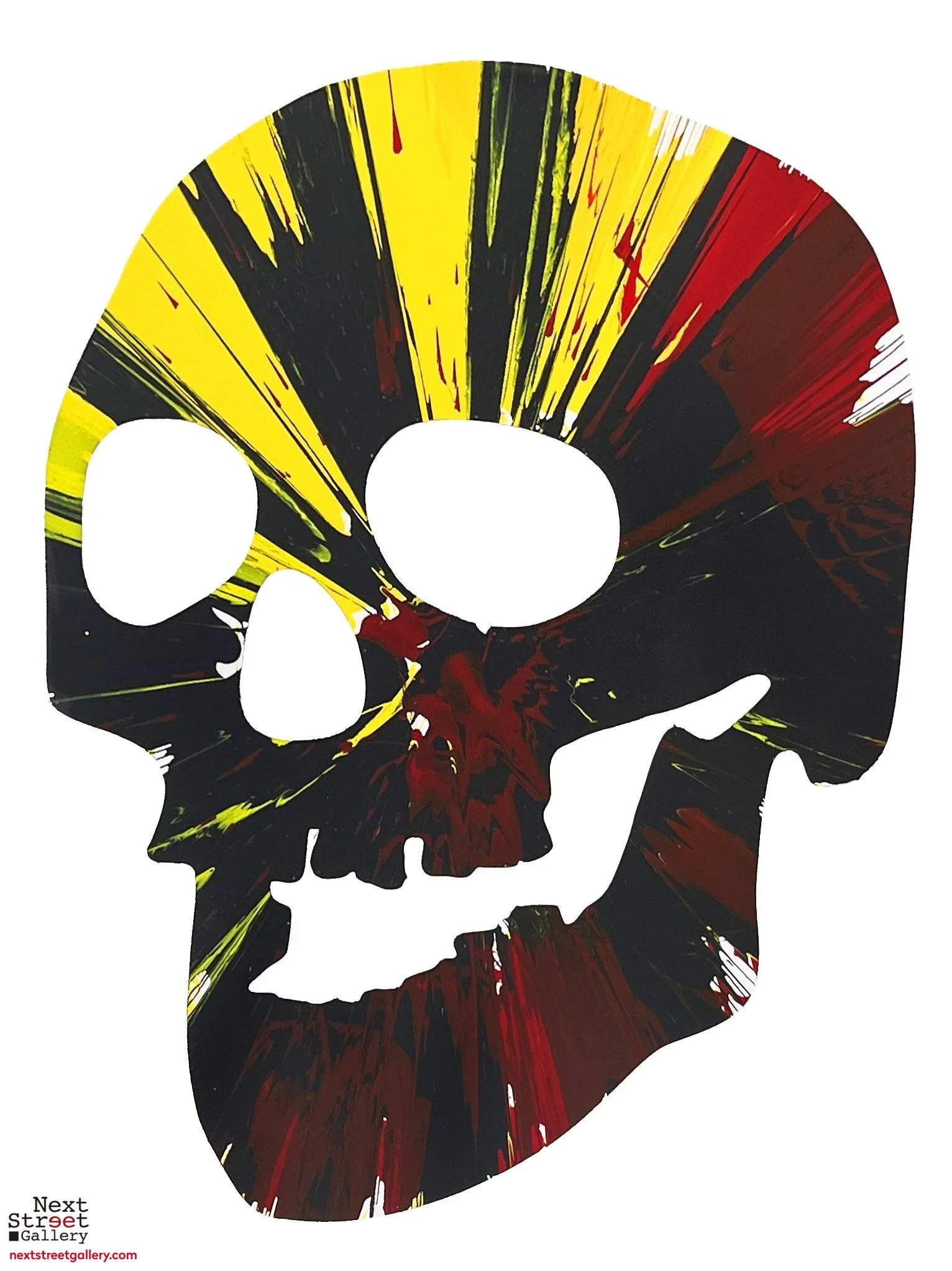 Untitled (Skull Spin painting) | Damien Hirst